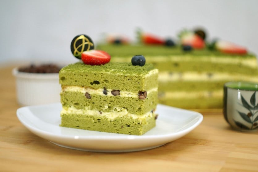 Green Tea Sponge Cake JUNANDUS