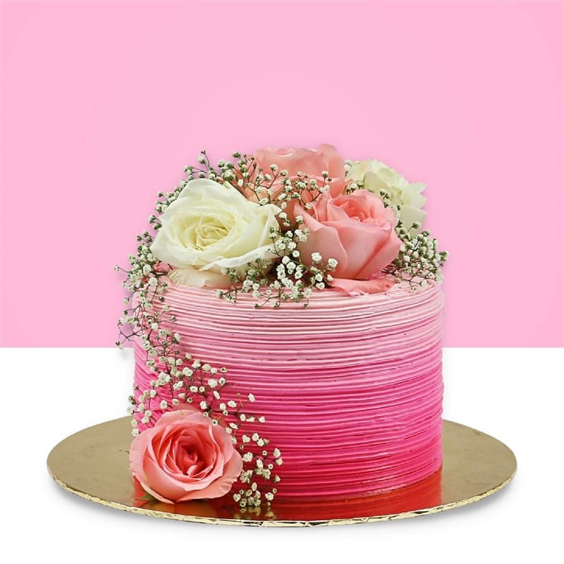 roses design cake junandus