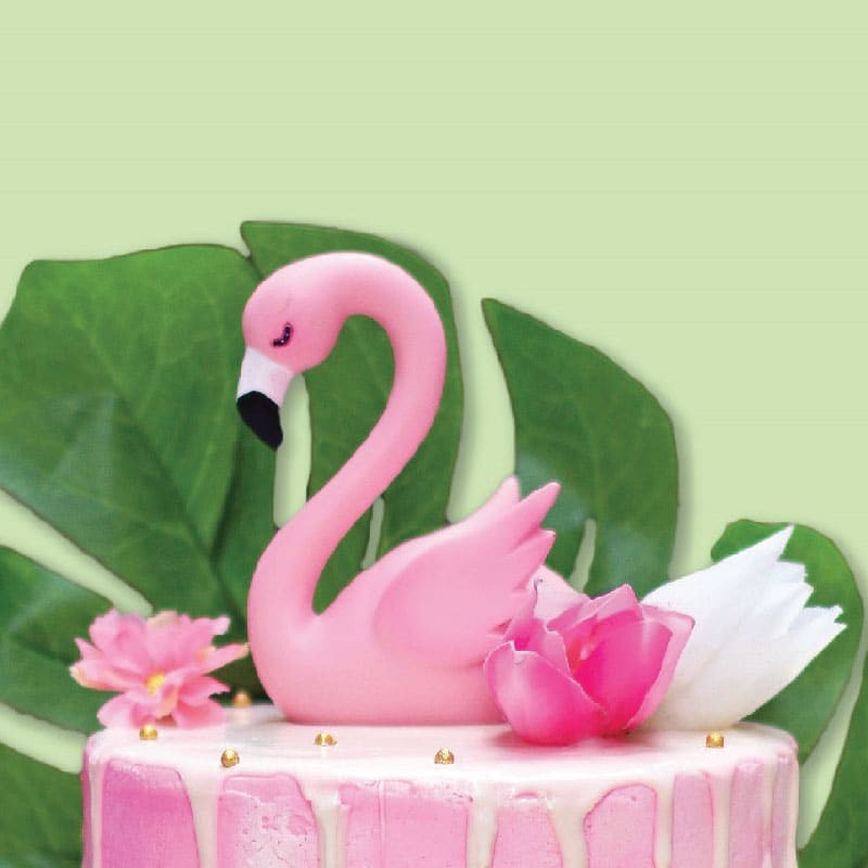 Flamingo Design Cake - JUNANDUS